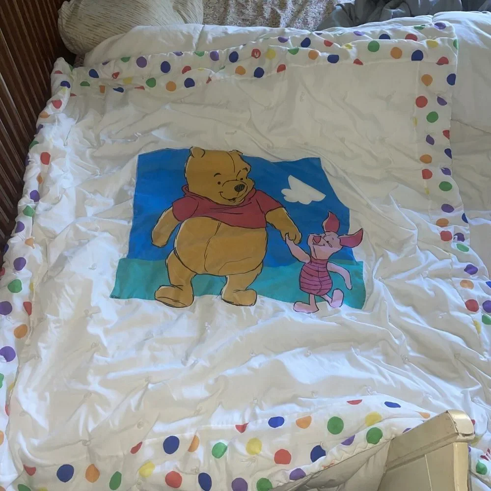 Handmade Winnie The Pooh‎ And Piglet Playmat Infant Baby 4x4' Tummy Time Floor
